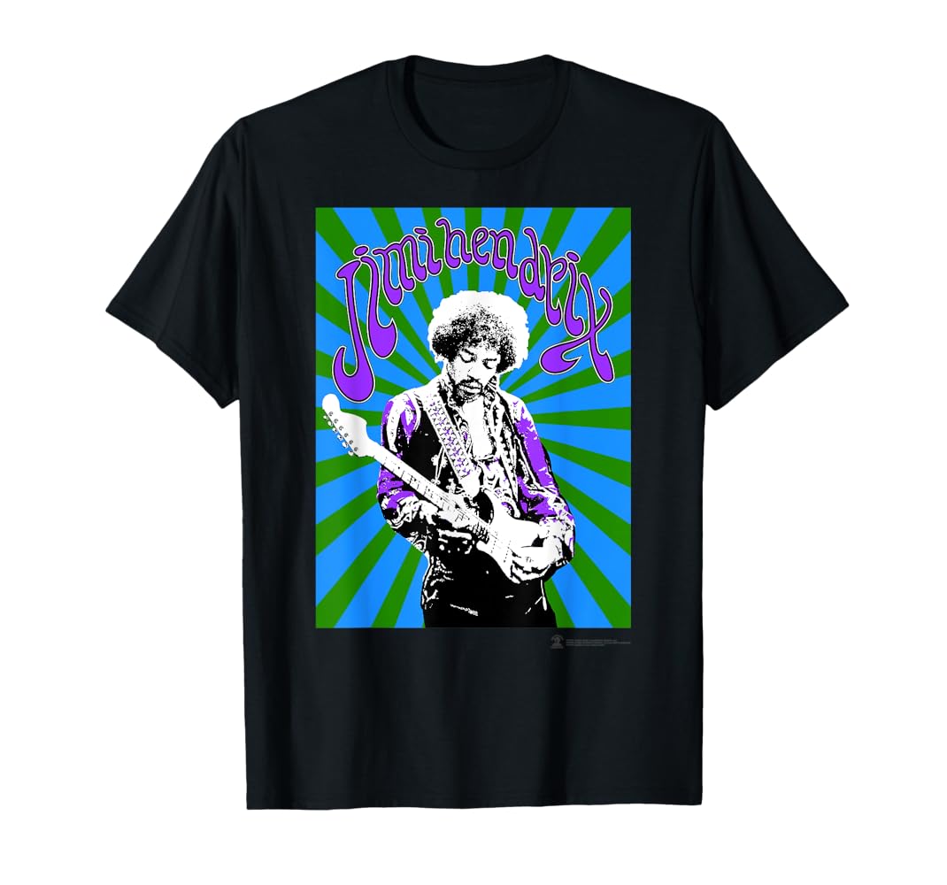 Jimi Hendrix　 オフィシャル Tシャツ　XLサイズ Amazon.com: Jimi Hendrix Official Black Spiral T-Shirt